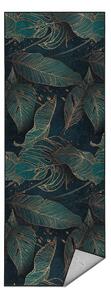 Pratelný běhoun v petrolejové barvě 80x200 cm Midnight Jungle – Mila Home