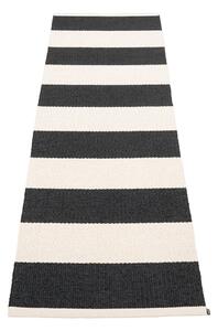 Černo-bílý vnitřní a venkovní běhoun 70x225 cm Bob Black Vanilla – Pappelina