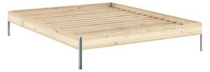 Dvoulůžková postel z borovicového dřeva s roštem v přírodní barvě 160x200 cm Core – Karup Design