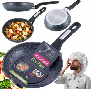 Tradiční pánev Kamille 22 cm s mramorovým povrchem