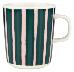 Marimekko Hrnek Oiva Piccolo 0,25l, zeleno-růžový