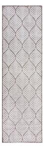 Vnitřní a venkovní koberec slonovinový 66x230 cm Elm Leaf – Flair Rugs