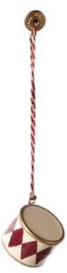 Plechová ozdoba Maileg Small Drum - Red MIL126