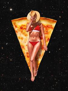 Ilustrace Pizza Sun Tan, Vertigo Artography
