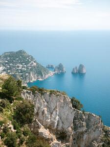 Ilustrace Coast of Capri Italy, Raissa Zwart