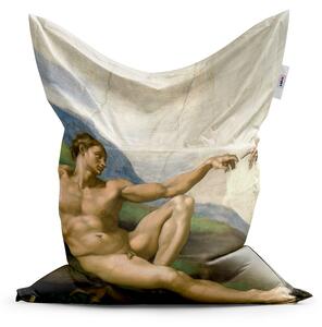 Sablio Sedací vak Stvoření Adama - Michelangelo Buonarroti - 150x100 cm