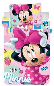 Jerry Fabrics Povlečení do postýlky 100x135 + 40x60 cm - Minnie "Sweet"