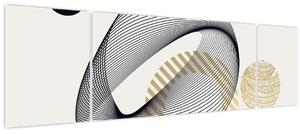 Obraz - Geometrické tvary N⁰3 (170x50 cm)