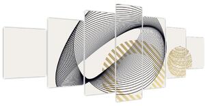 Obraz - Geometrické tvary N⁰3 (210x100 cm)