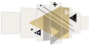 Obraz - Geometrické tvary N⁰4 (210x100 cm)