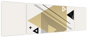 Obraz - Geometrické tvary N⁰4 (170x50 cm)