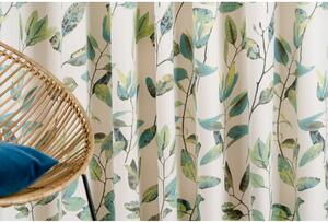 Zelený/krémový závěs na háčky 210x260 cm Maui – Mendola Fabrics
