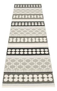 Šedo-krémový vnitřní a venkovní běhoun 70x270 cm Asta Warm Grey – Pappelina