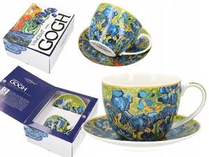 Šálek 250 ml s podšálkem Irisy Vincent Van Gogh Carmani