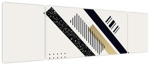Obraz - Geometrické tvary N⁰5 (170x50 cm)