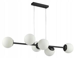 Závěsné svítidlo Masterled Bali černé 6xE27 110 cm
