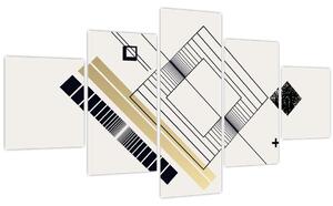 Obraz - Geometrické tvary N⁰6 (125x70 cm)