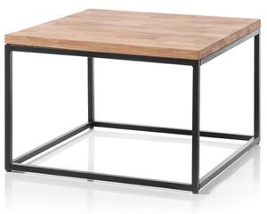 Konferenční stolek Devon (čtverec, hnědá, masiv)