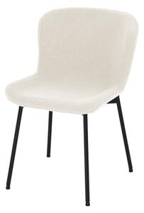 Bílé jídelní židle v sadě 2 ks Teddy – Furnhouse