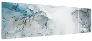 Obraz - Modrý mramor (170x50 cm)