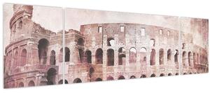Obraz - Vintage pohlednice města N⁰2 (170x50 cm)