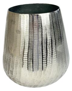 Váza kov stříbrná pr. 12 cm, v. 21 cm