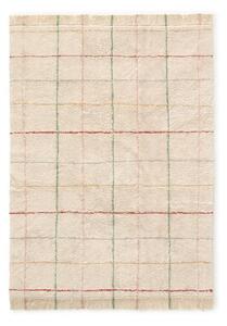 Krémový pratelný ručně tkaný bavlněný koberec 90x130 cm Color Lines – Lorena Canals