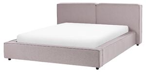 Postel Tkanina LINARDS 160 x 200 cm Taupe