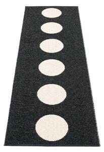Černo-bílý vnitřní a venkovní běhoun 70x225 cm Vera Black – Pappelina