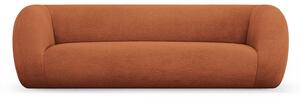 Oranžová pohovka z textilie bouclé 230 cm Essen – Cosmopolitan Design