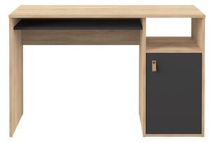 Pracovní stůl s deskou v dubovém dekoru 50x115 cm Oxford – TemaHome