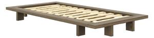 Hnědá jednolůžková postel z borovicového dřeva s roštem 90x200 cm Japan – Karup Design