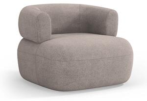 Béžové křeslo z textilie bouclé Jenny – Micadoni Home