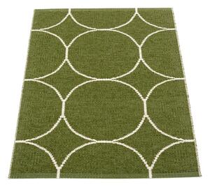 Tmavě zelený vnitřní a venkovní koberec 70x100 cm Boo Dark Olive – Pappelina