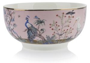 DekorStyle Porcelánová miska Ashley II 480 ml růžová