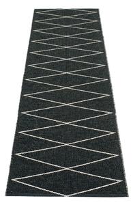 Černý vnitřní a venkovní běhoun 70x240 cm Max Black – Pappelina