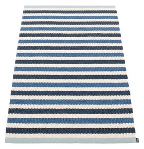 Modro-krémový vnitřní a venkovní koberec 70x120 cm Teo Denim – Pappelina