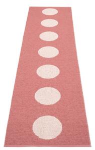 Světle červený vnitřní a venkovní běhoun 70x280 cm Vera Pop Blush – Pappelina