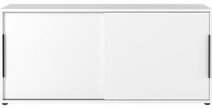 Bílá skříňka s posuvnými dveřmi 160x74 cm Mailand – Germania