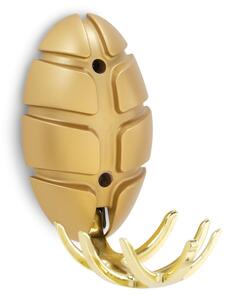 Nástěnný háček ve zlaté barvě Bug – Spinder Design