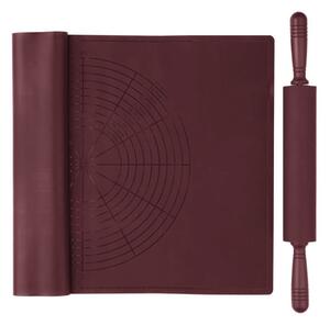 BERLINGERHAUS Silikonový váleček na těsto a pečící podložka Leonardo Collection BH-8780