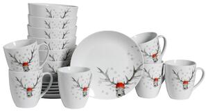 KOMBINOVANÁ SOUPRAVA, 18dílné, porcelán Creatable - Online Only nádobí, Online Only