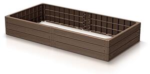 Prosperplast Vyvýšený záhon 149,2x75,6x25cm Base woody rustikální cihlový