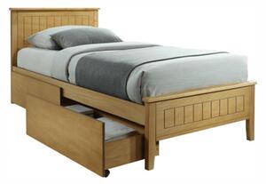 Kondela Postel 90x200, dub, MIDEA