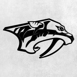 DUBLEZ | Hokejové logo NHL ze dřeva - Nashville Predators