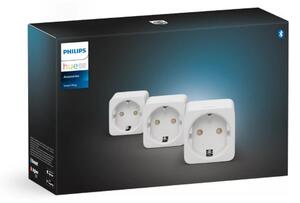 Zásuvka (bez uzemňov. kolíku) biela Philips HUE Smart Plug EU (typ F) 8720169258341 balení 3 ks