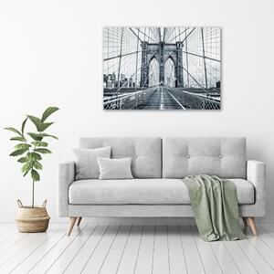 Foto obraz sklo tvrzené Brooklynský most osh-94990249