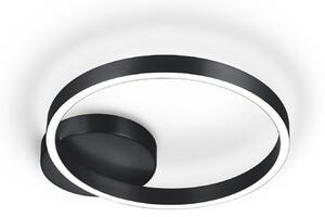 Stropní svítidlo LED Anel-40, černé, přímé/nepřímé