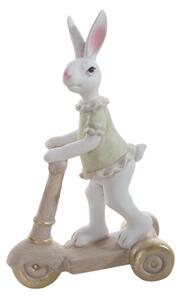 Velikonoční dekorace FIG 157D zajíc na koloběžce