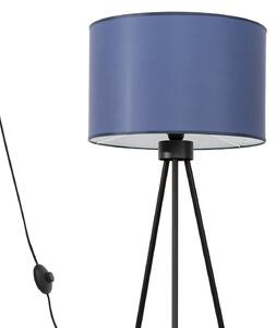 Sollux Lighting Stojací lampa NEVIA tmavě modrá